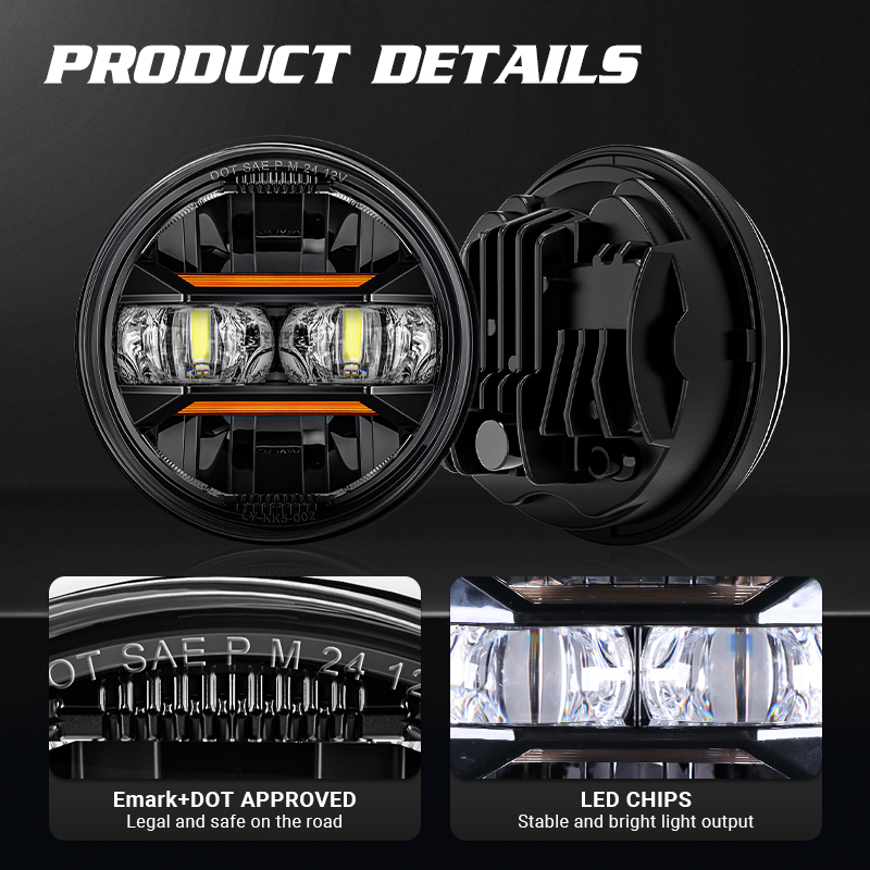 Universal Car Motorcycle 5.75  - Universal Motorcycle Led Headlight Projector review and price