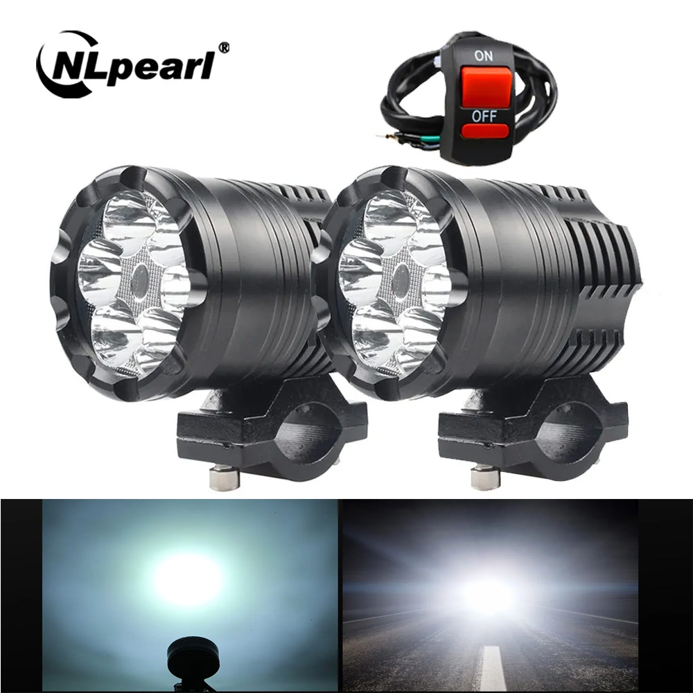 NLpearl 60W Motorcycle LED Hea - Universal Motorcycle Led Headlight Projector review and price