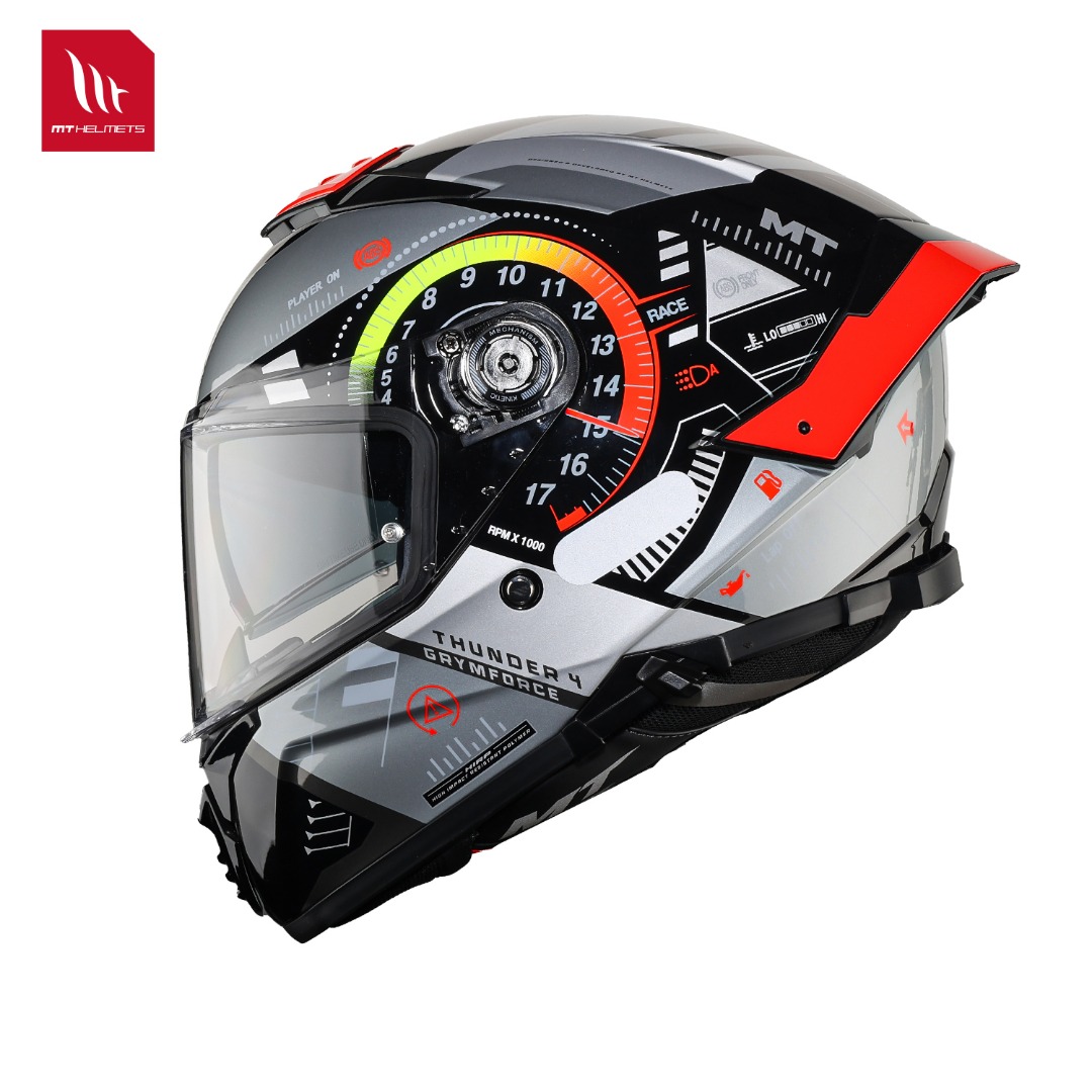Thunder 4 Sv New Mt Motorcycle - Dual Visor Motorcycle Racing Helmet review and price